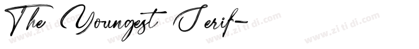 The Youngest Serif字体转换